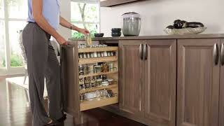 Pull Out Spice Rack: This Genius Hack Saves Your Back!