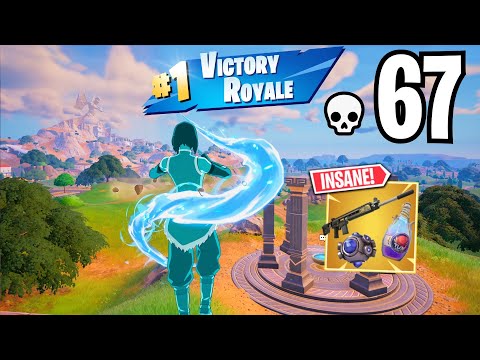 67 Elimination KORRA AVATAR Solo vs Squads WINS Full Gameplay (NEW FORTNITE CHAPTER 5 SEASON 2)!