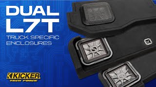 Learn All About Kicker Dual L7T Truck-Specific Enclosures