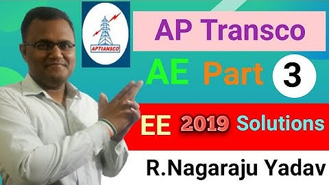 Lecture = 3 AP Transco AE - 2019 EE Solutions