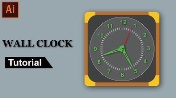How to Design a Wall Clock in Adobe Illustrator - Adobe Illustrator Tutorial