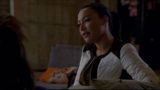 glee santana finds out about rachel thinking shes pregnant 4x15