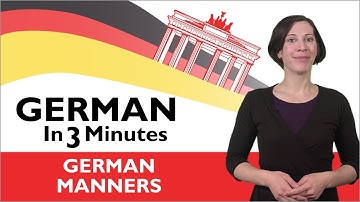 Learn German - German in Three Minutes  - Thank You & You