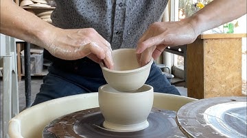 626. Hsin-Chuen Lin Class Demo at Higher Fire Clay Space Project 1- Double Wall Teacup 林新春 雙層杯課堂示範