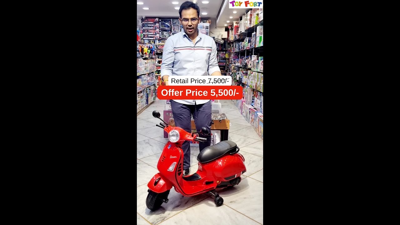 𝗩𝗘𝗦𝗣𝗔 𝗞𝗜𝗗'𝘀 𝗥𝗜𝗗𝗘𝗢𝗡 𝗦𝗖𝗢𝗢𝗧𝗬 𝗮𝘁 𝗷𝘂𝘀𝘁 𝟱,𝟱𝟬𝟬/ (Retail Price 7,500/) TOY