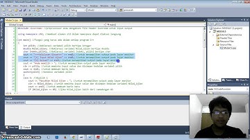 Tutorial Pemrograman C++ #5 : Pencabangan (if dan switch)