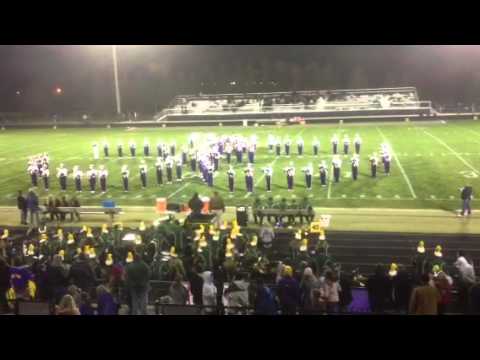 Bryan high school marching band October 26, 2012