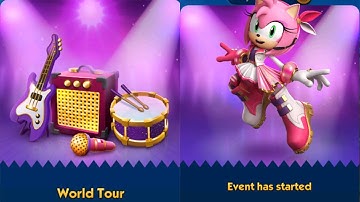Sonic Dash New Update - World Tour Event Popstar Amy New Character - Android Gameplay Running