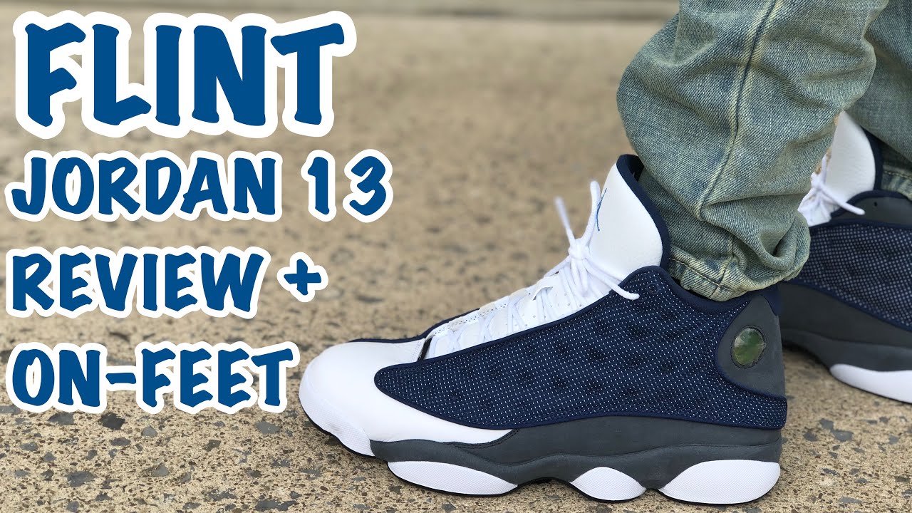 flint jordan 13 on feet