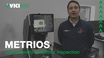 The most user-friendly machine for shopfloor inspection 💯 Metrios