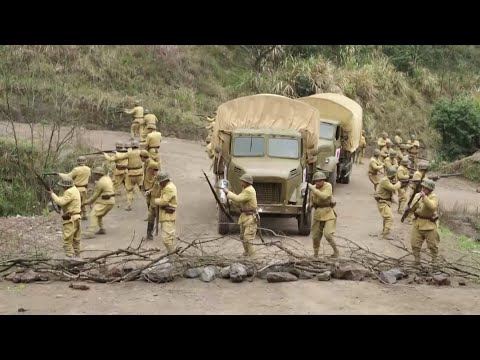 抗日電影！500日軍運送糧食，不料八路早在半路埋伏，連人帶車一起拿下！⚔️ 抗日 | Kung Fu | Action