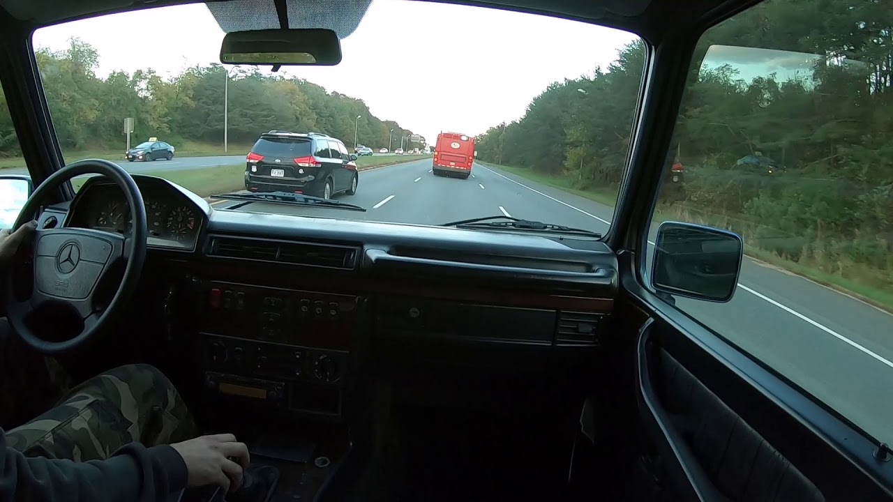 '93 300GE county road drive