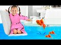 है फर्श पानी है और अन्य बच्चों के गाने और नर्सरी गाया जाता है | The floor is water + More Kids Songs