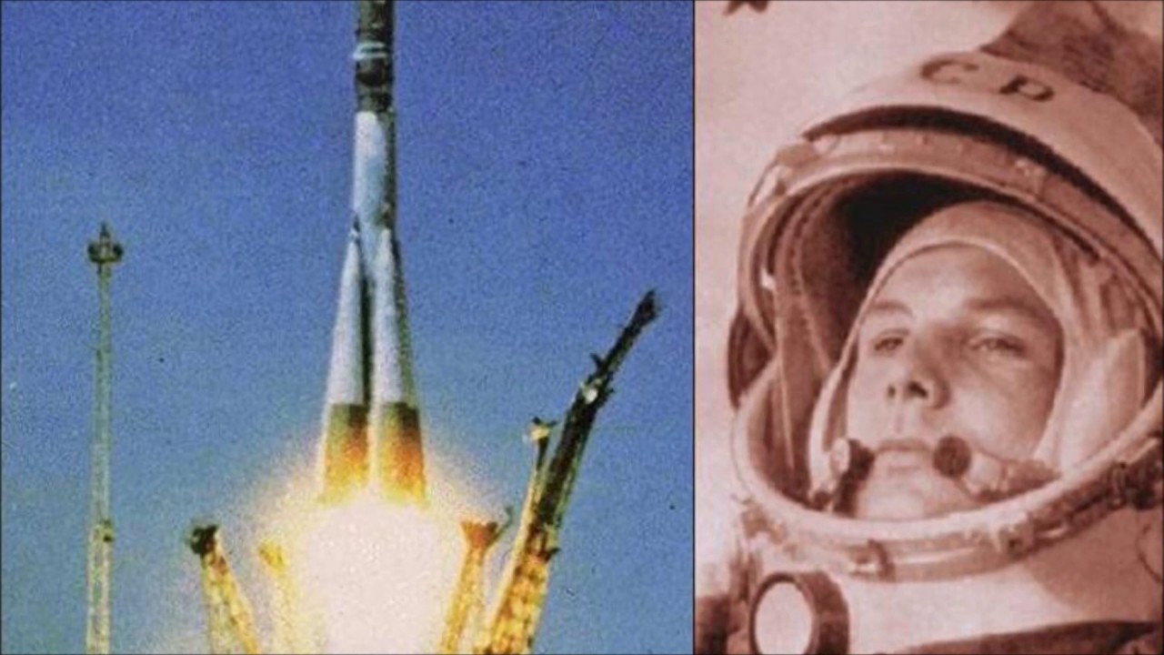 Первый полет человека видео. Полет Гагарина в космас. Первый полет Гагарина в космос 16:9. Гагарин в окне ракеты. Первый полет человека в космос фото.