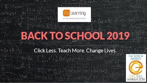 itslearning Back to School 2019 Webinar - Save time with our MS Office Integration