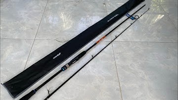 Cần ashino Twinmaster và món quà nhỏ gửi kèm, cần chuyên lure cá lóc cá chẽm bình dân mạnh mẽ 