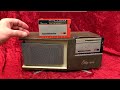 Vintage c1960 transistor radios with rare convertible speaker box  vista craig  collectornetnet