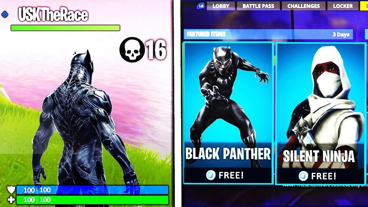 *NEW* BLACK PANTHER "SKIN" COMING TO FORTNITE! BLACK ... - 1280 x 720 jpeg 231kB