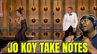 Will Ferrell & Kristen Wiig Present Male Actor – Motion Picture Musical/Comedy REACTION