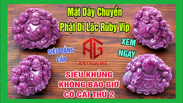 Mặt Dây Chuyền Phật Di Lặc Ruby Vip - Siêu Hấp Dẫn - Cuốn Hút Đẳng Cấp Chỉ Có Một - Bổng Đá Quý