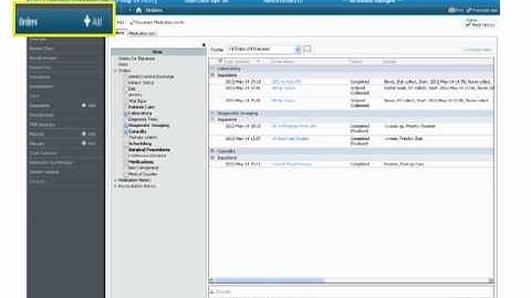 PEI Physician Training-Viewing Orders