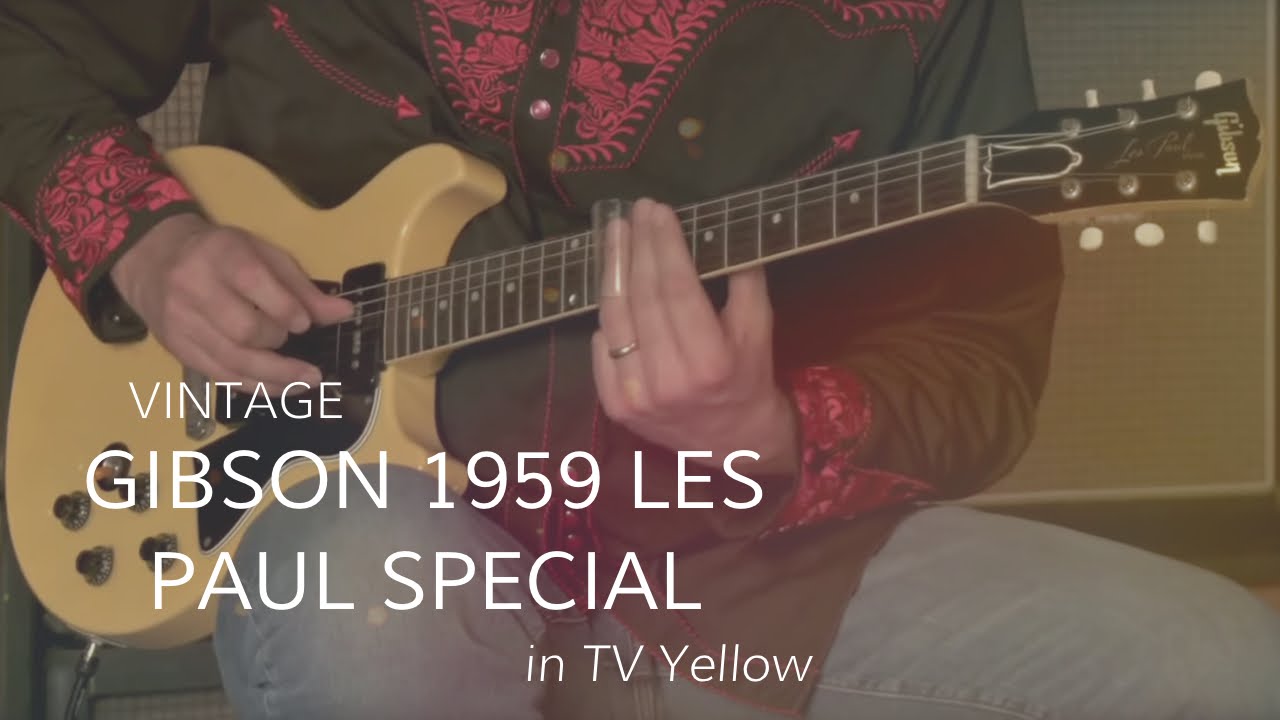 Vintage Gibson 1959 Les Paul Special TV Yellow • Wildwood Guitars & The  Mike Slubowski Treasures