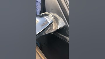 HOW TO FIX BROKEN OR DAMAGED SIDE MIRROR.  please subcribe.