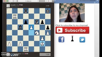 How to take advantage of the pinned piece in this position!