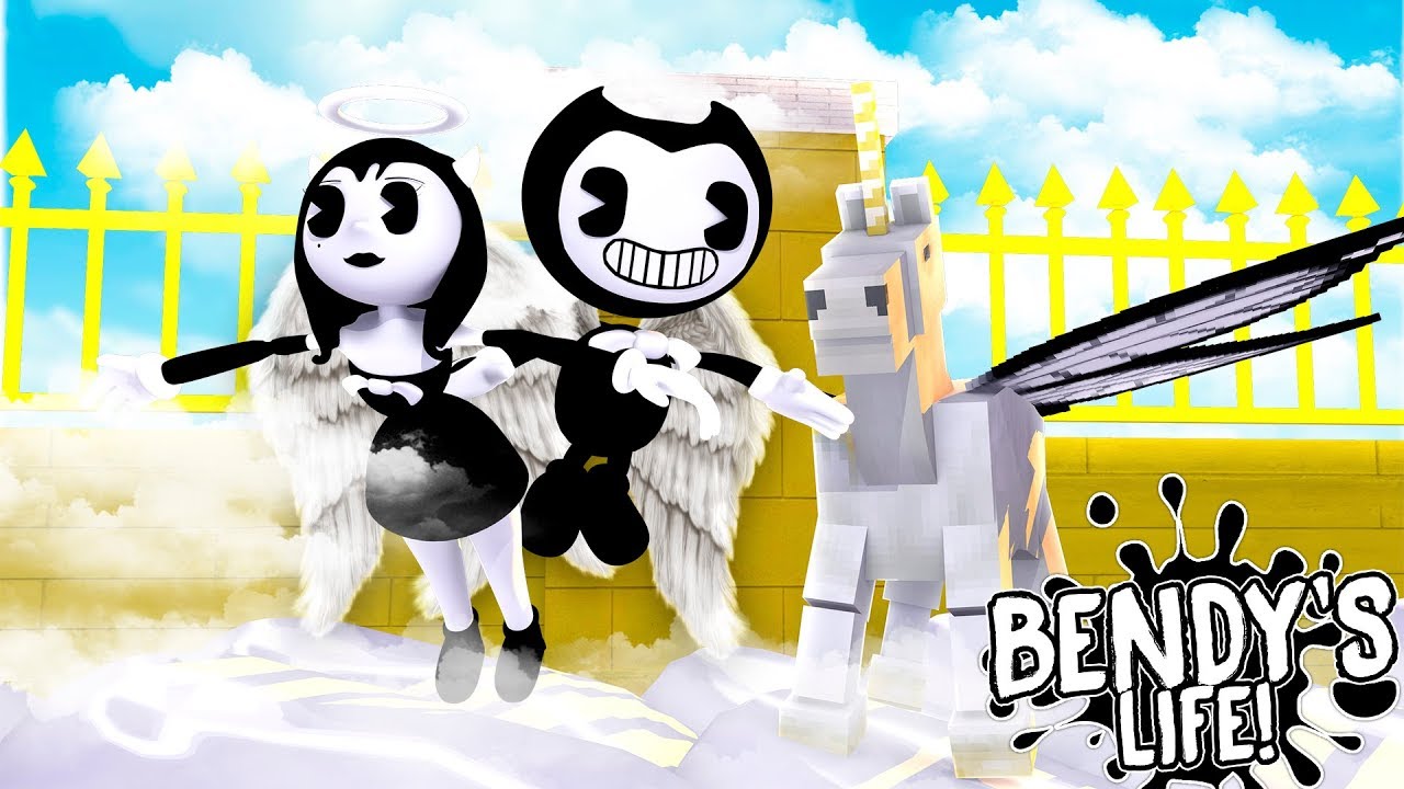 Minecraft BENDY'S LIFE || BENDY AND ALICE ANGEL ARE TRAPPED IN HEAVEN!!!