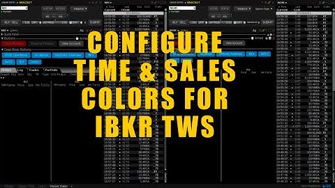 IBKR TWS tape colors (make it more readable/usable)