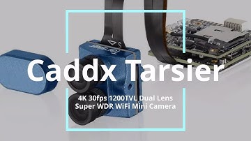 Caddx Tarsier 4K 30fps 1200TVL Dual Lens Super WDR WiFi Mini FPV Camera