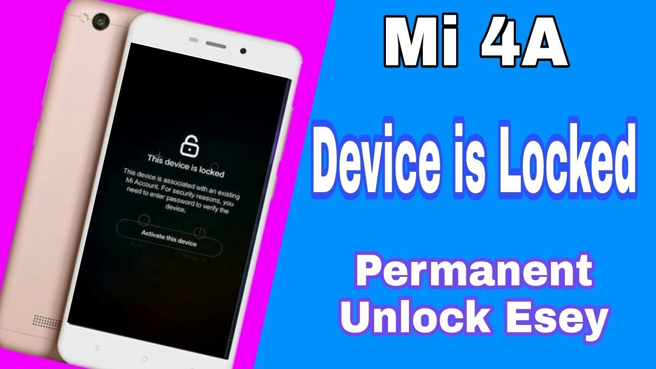 Xiaomi Redmi 7 Mi Lock Bypass