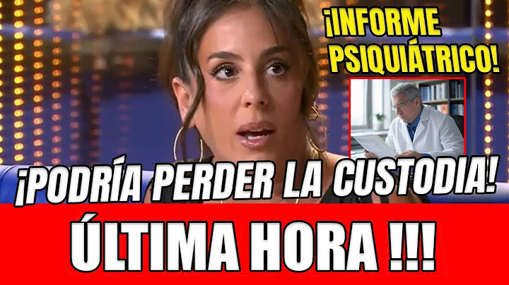 🚨 IMPACTANTE INFORME PSIQUIÁTRICO 😱 ANABEL PANTOJA PODRÍA PERDER LA CUSTODIA DE SU HIJA