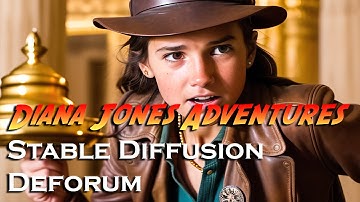 Diana Jones Adventures 📺 Stable Diffusion, Deforum