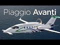 Piaggio Avanti: avión ejecutivo italiano con mucho estilo