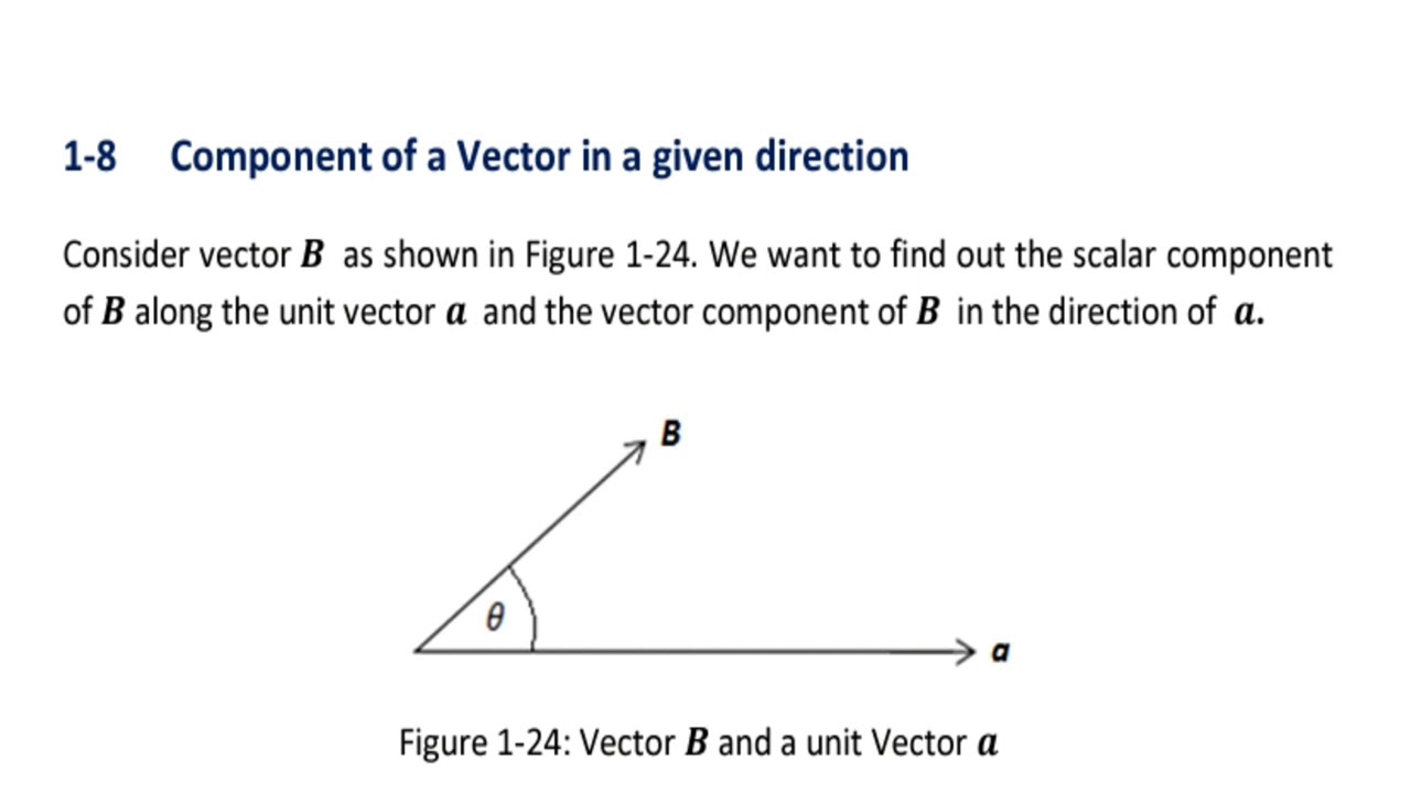 Lecture 4 Transformation of a Vector YouTube