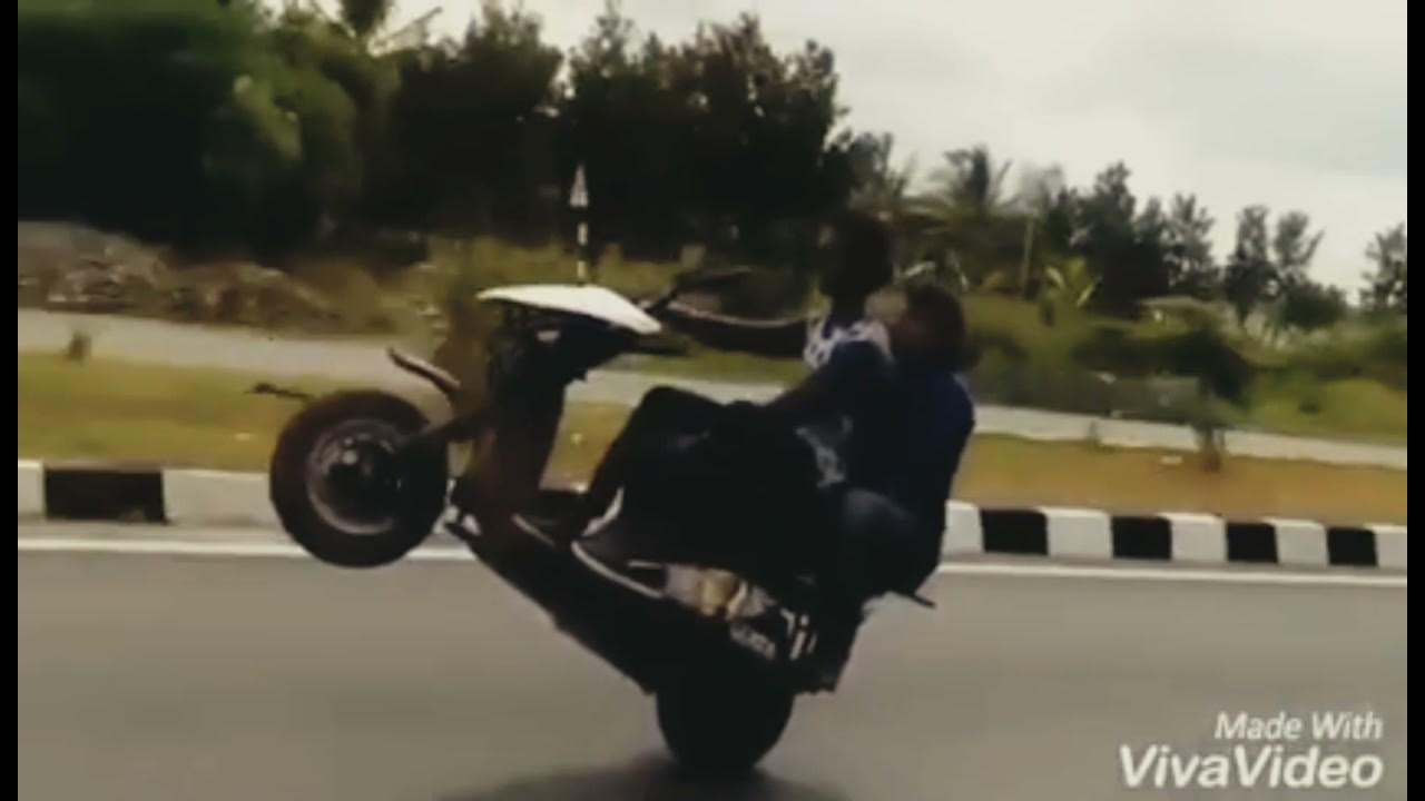 DIO WHEELIES WITHOUT BREAK HONDA DIO 🔥🔥 STUNTZ FREAKS HOW TO