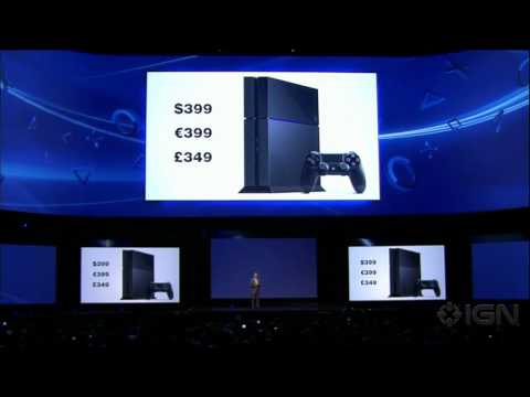 Sony Reveals PlayStation 4 Price - E3 2013 Sony Conference