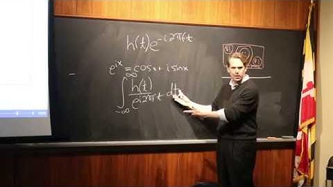 Session 7, Fourier transform (Jeffrey Siewerdsen)