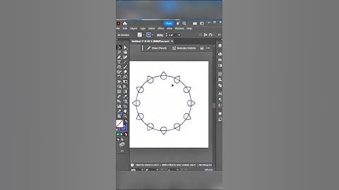 How to Create Perfect Radial Patterns in Adobe Illustrator #viral #shorts #photoshop