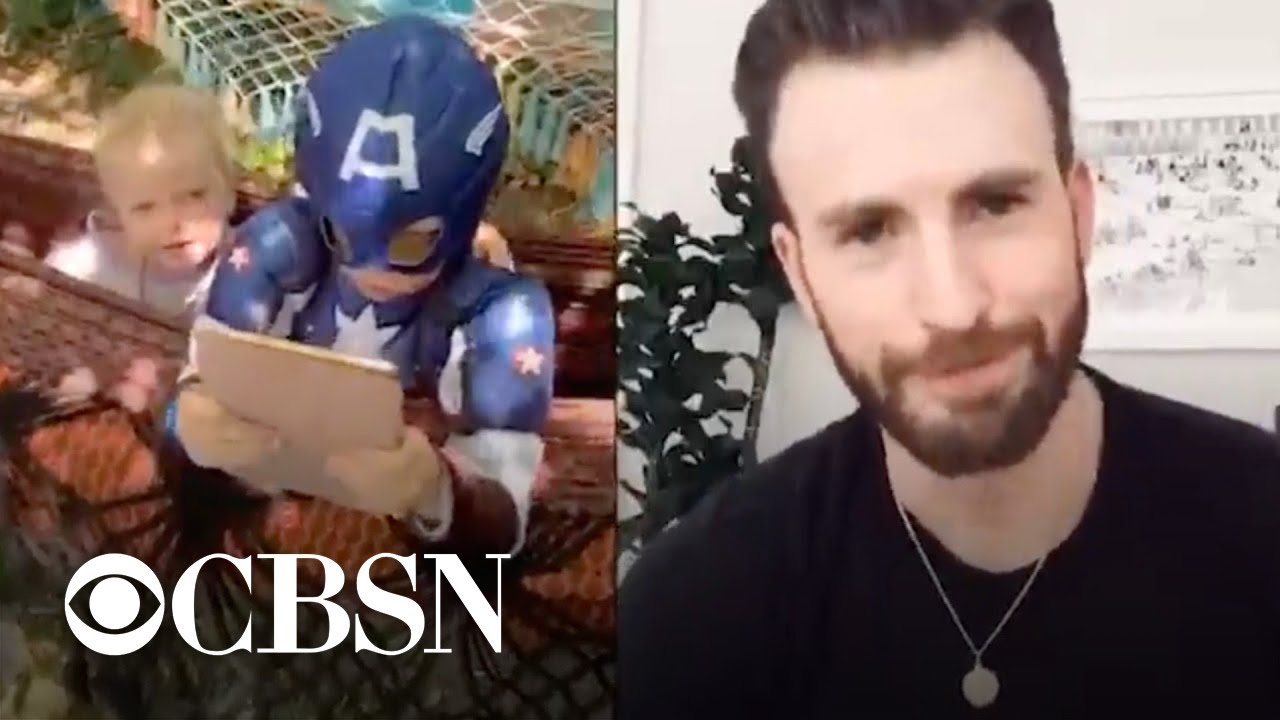 Chris Evans surprises heroic 6-year-old who saved sister from dog attack