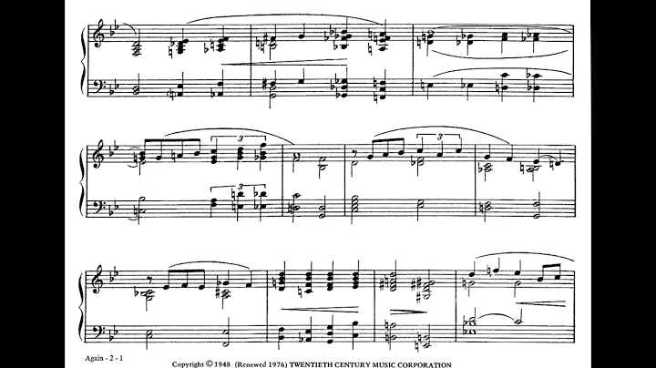 Again (Dorcas Cochran- Lionel Newman) George Shear...
