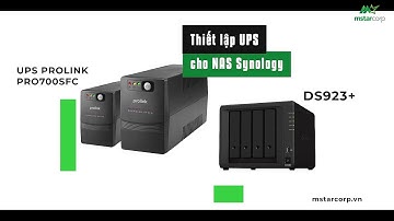 Hướng dẫn thiết lập bộ lưu điện UPS cho NAS | Đảm bảo NAS hoạt động ổn định khi mất điện đột ngột