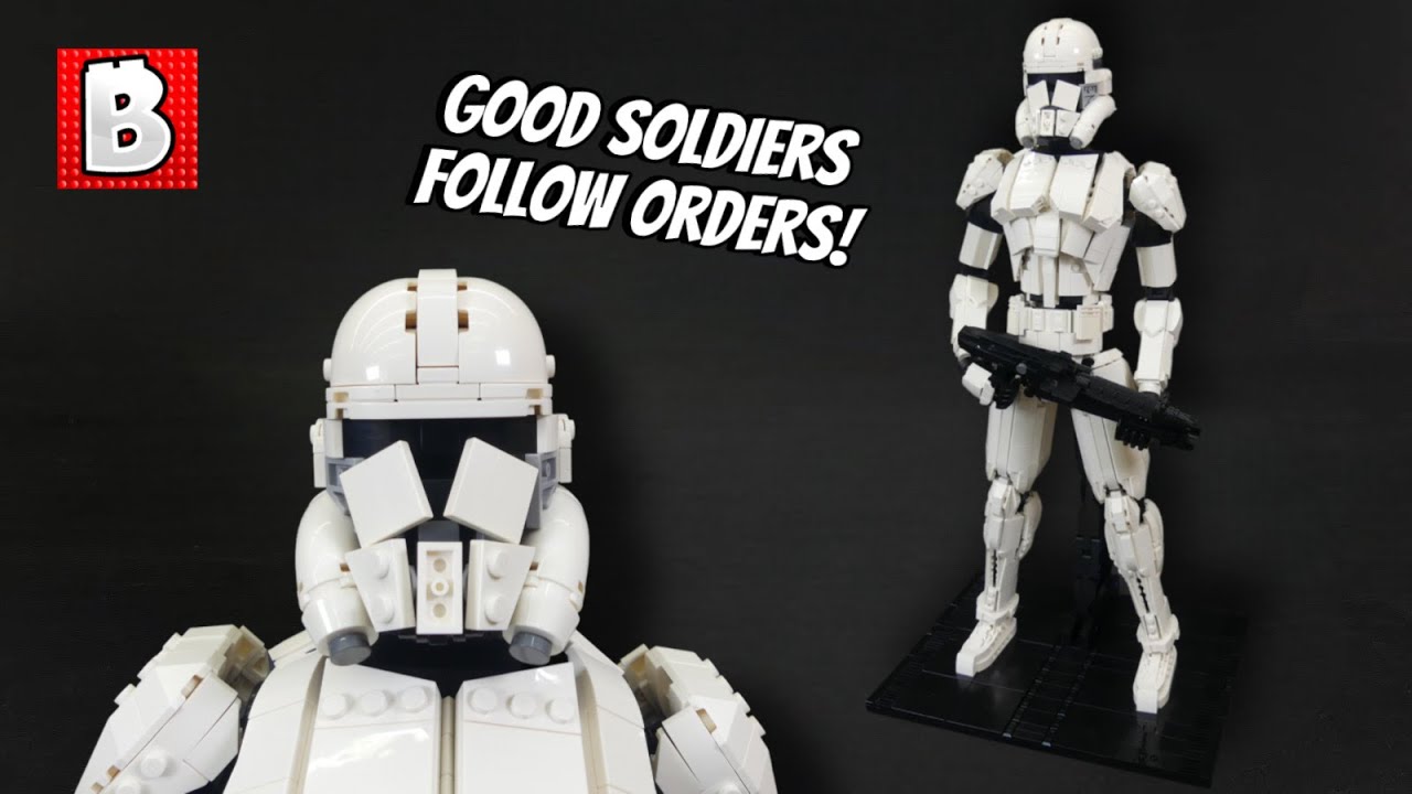 HUGE Custom LEGO Clone Trooper!! Almost 2500 pieces!