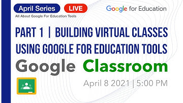April Series | Building Virtual Classes Using Google Classroom