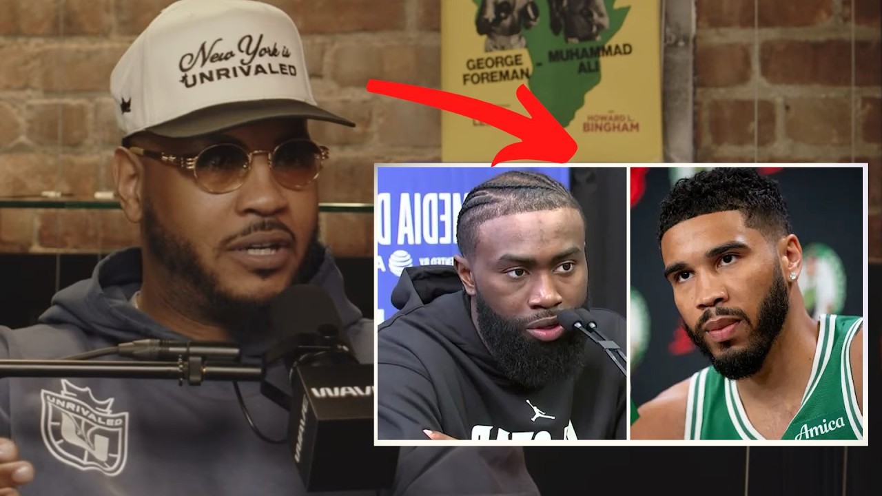 Carmelo Anthony SENDS Warning To Jayson Tatum, Tatum Trainer SNAPS  