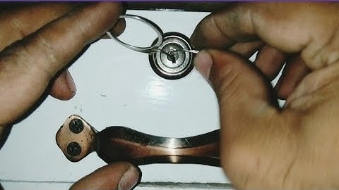 How To Open Drawer Lock Without key