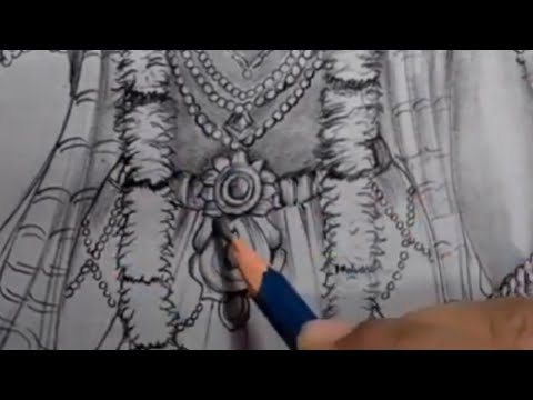 easy God Vishnu drawing #shorts