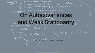 On Autocovariances and Weak Stationarity
