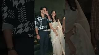 Dulqur Salmaan & Meenakshi New Movie Lucky Bhaskar Promotions At Hyderabad Telangana State India